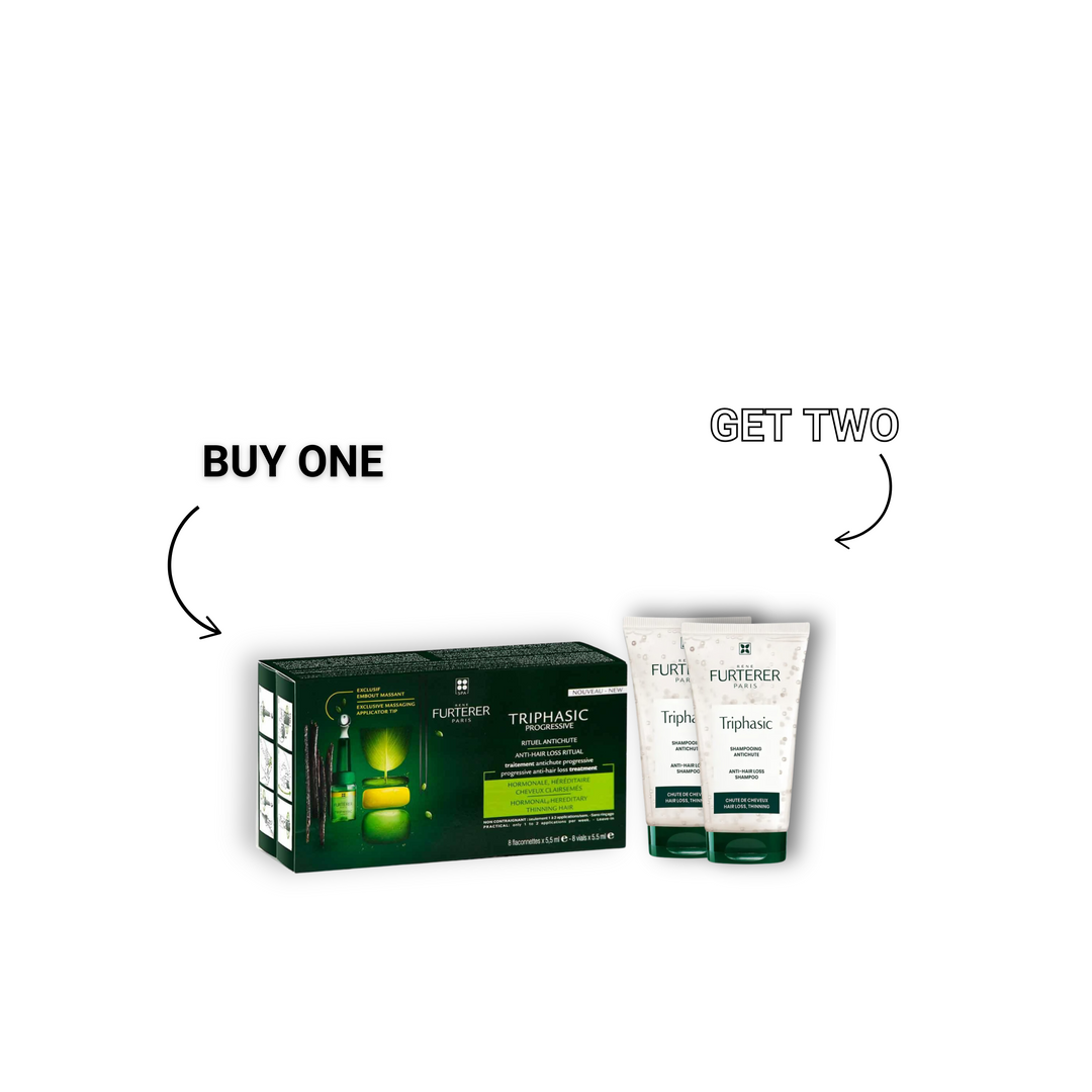 Rene Furterer Triphasic Hairloss Bundle Buy 1 Get 1 Free