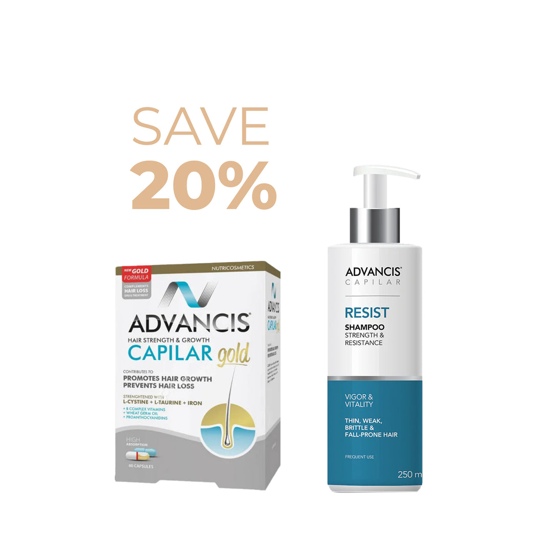 Advancis Capilar Gold Hairloss Routine Bundle