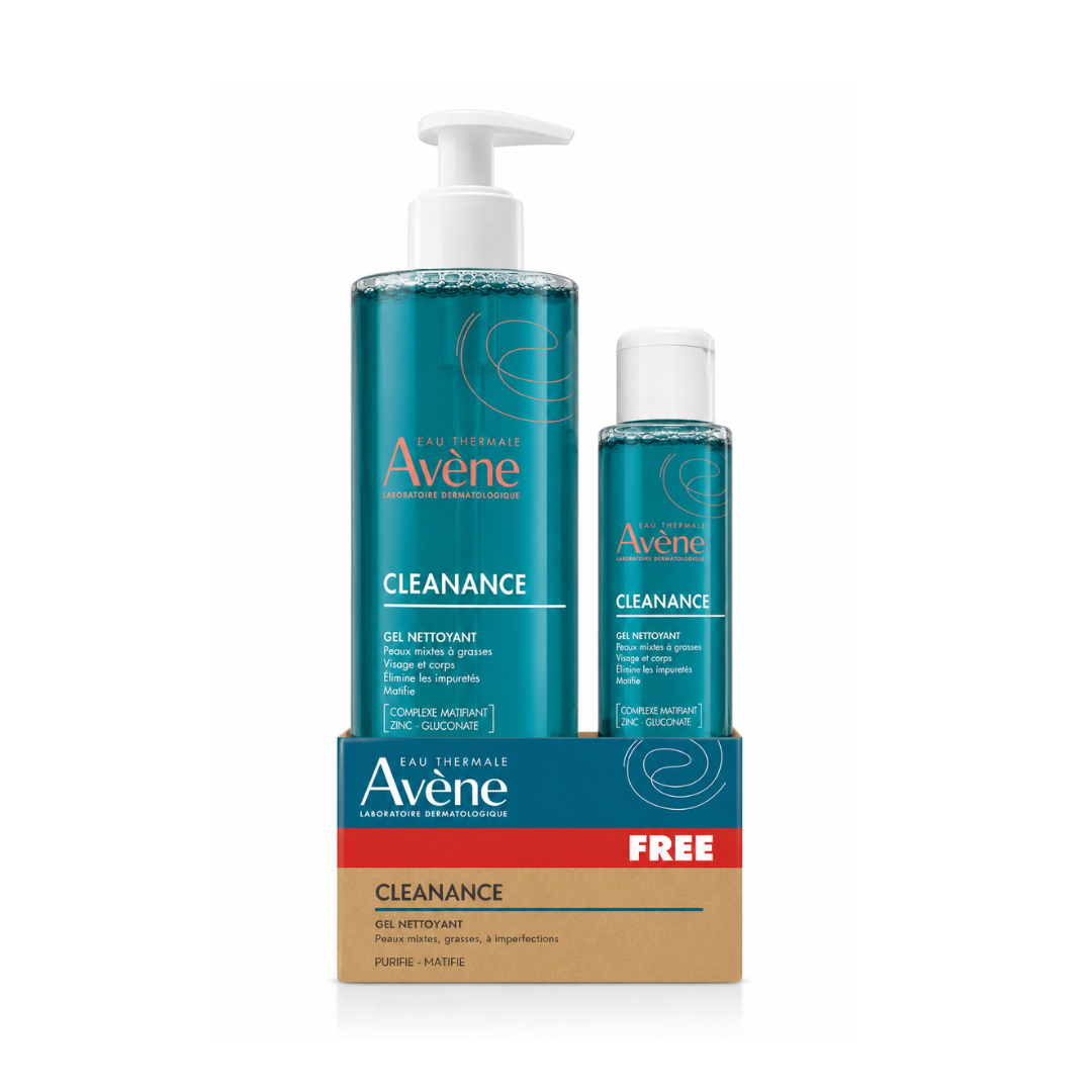 Avene Cleanance Gel 400ml Buy 1 Get Cleanance Gel 100ml Free