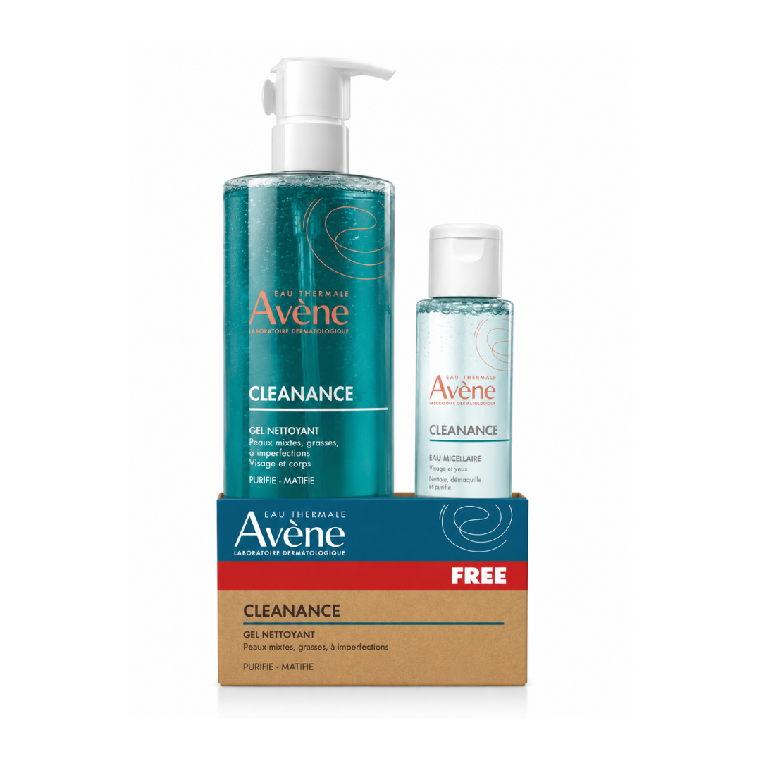 Avene Cleanance Gel 400ml Buy 1 Get Cleanance Micellar Water 100ml Free