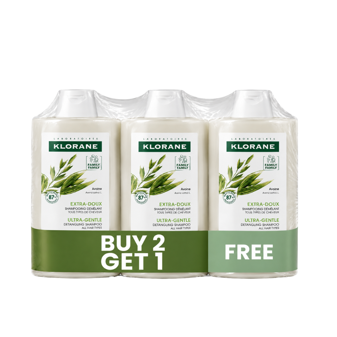 Klorane Oat Gentle Shampoo 400mL Buy 2 Get 1 FREE