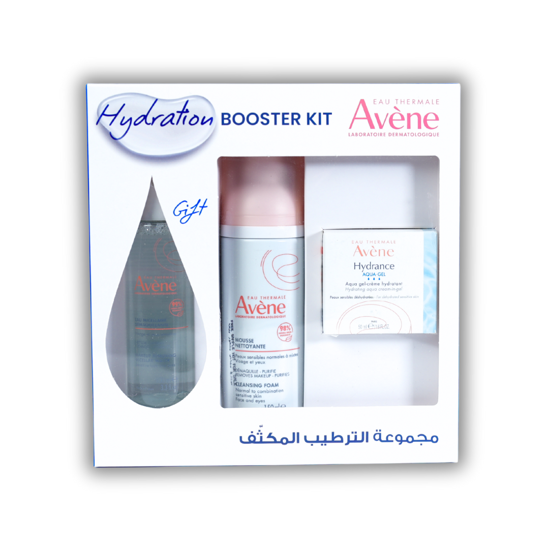 Avène Hydrance Aqua Gel Hydratant 50Ml + Mousse Nettoyante Matifiante 150Ml + Free Lotion Micellaire 100Ml