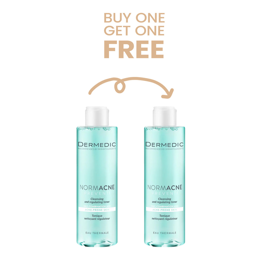 Dermedic Normacne Cleansing And Regulating Skin Toner 200Ml BUY 1 GET 1 FREE