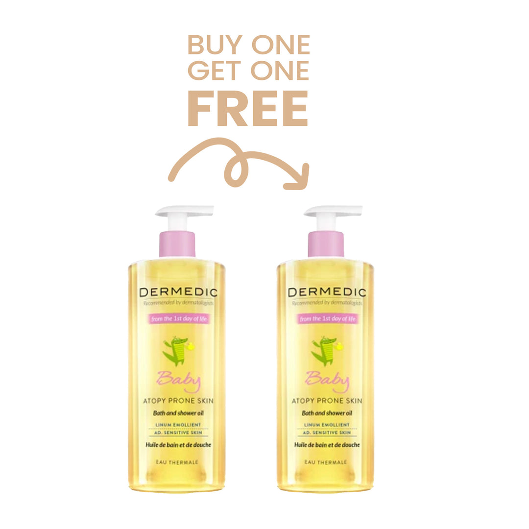 Dermedic LinumBaby Bath And Shower Oil 500Ml Buy 1 Get 1 For Free