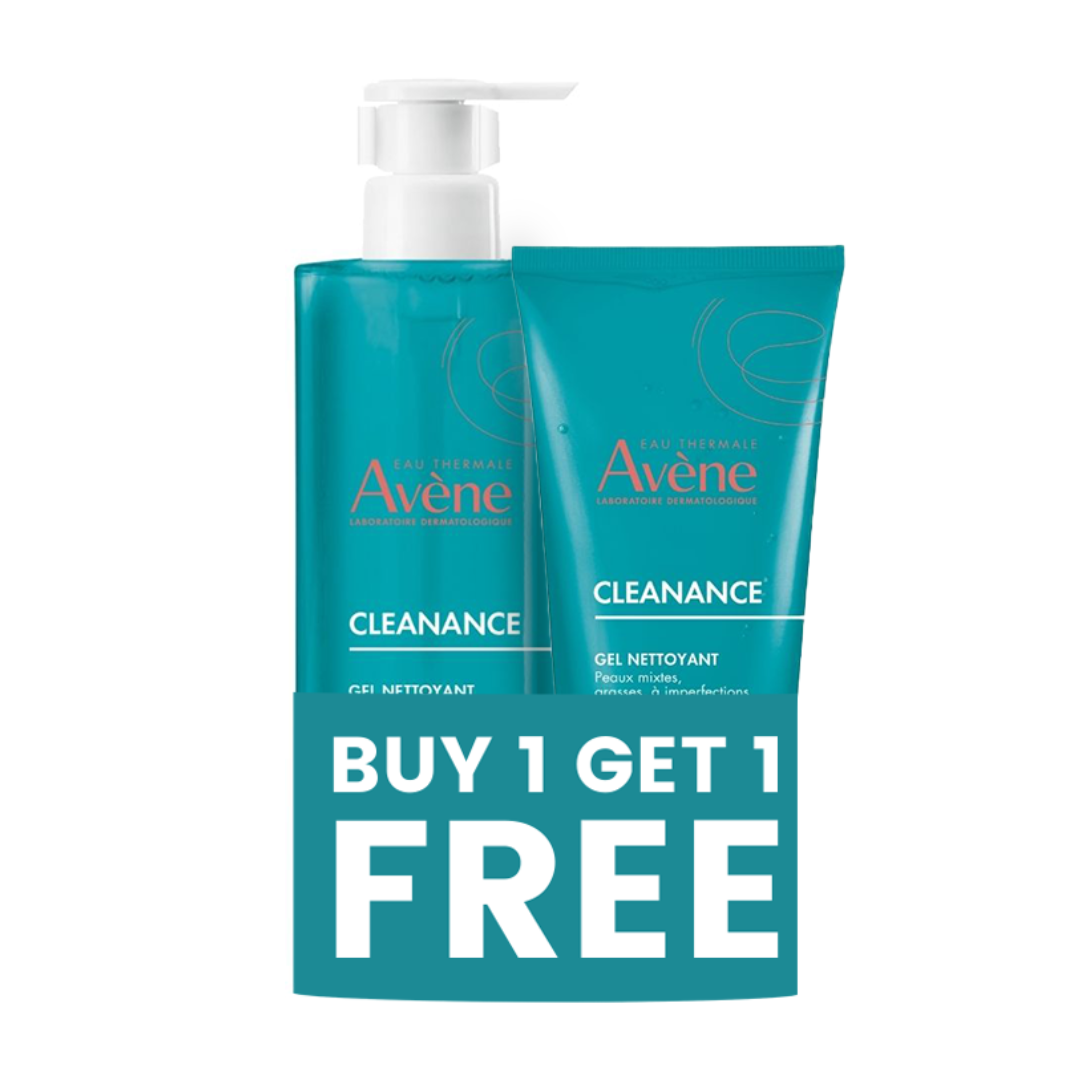 Buy 1 Get 1: Buy Avene Cleanance Gel 400ml Get Cleanance Gel 200ml Free