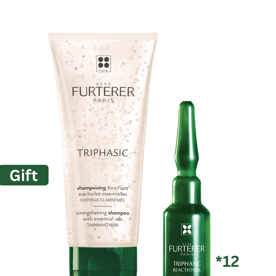 René Furterer Triphasic Reactional Anti-Hair Loss Ritual + Free Triphasic Shampooing Stimulant 200mL