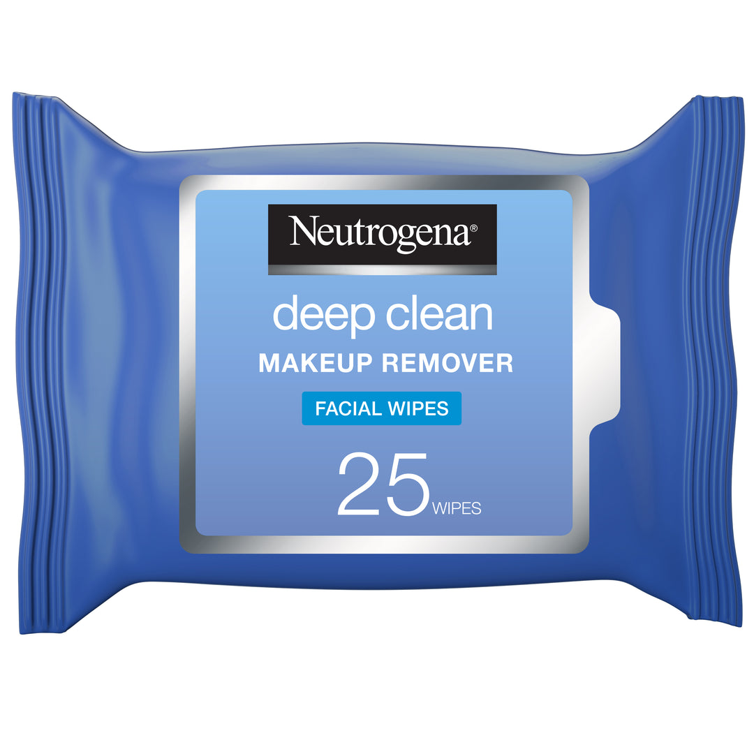 Neutrogena Makeup Remover Face Wipes Deep Clean Pack Of 25 Wipes