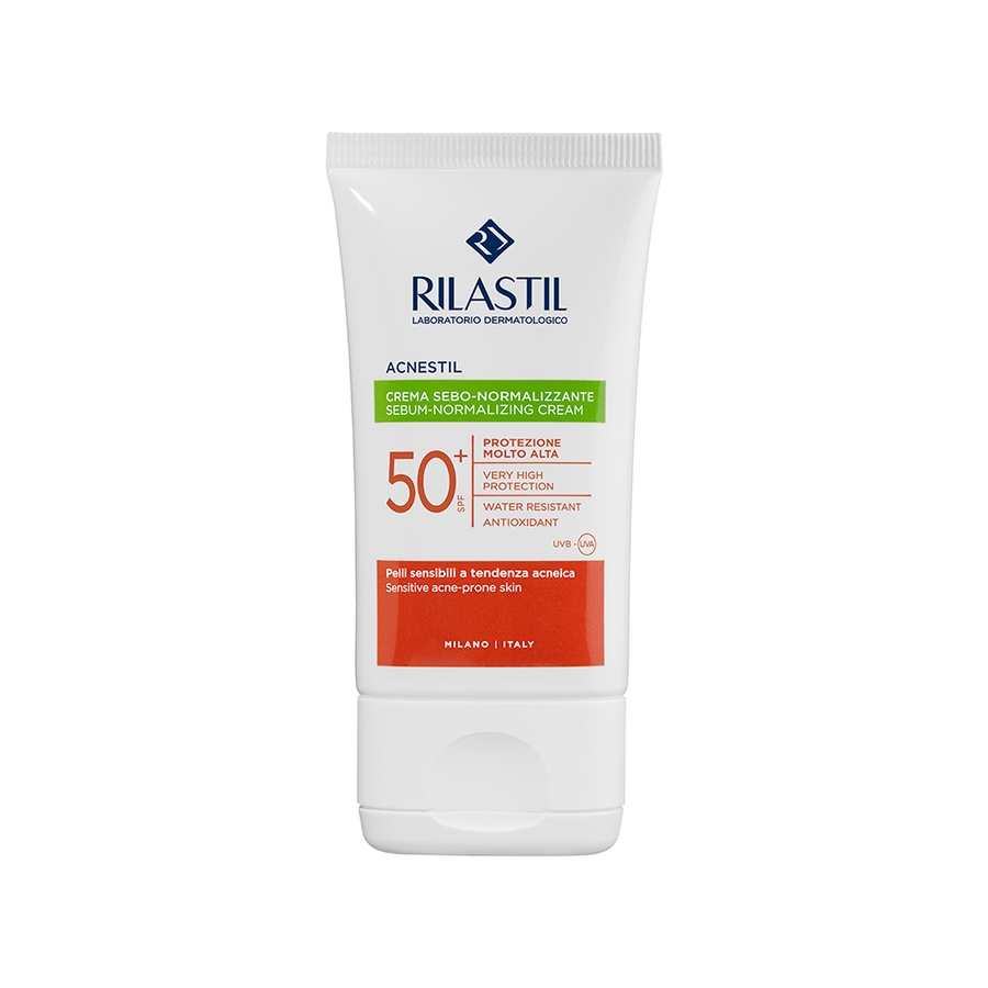 Rilastil Acnestil Sebum-Normalizing Cream Spf 50+ 40 Ml