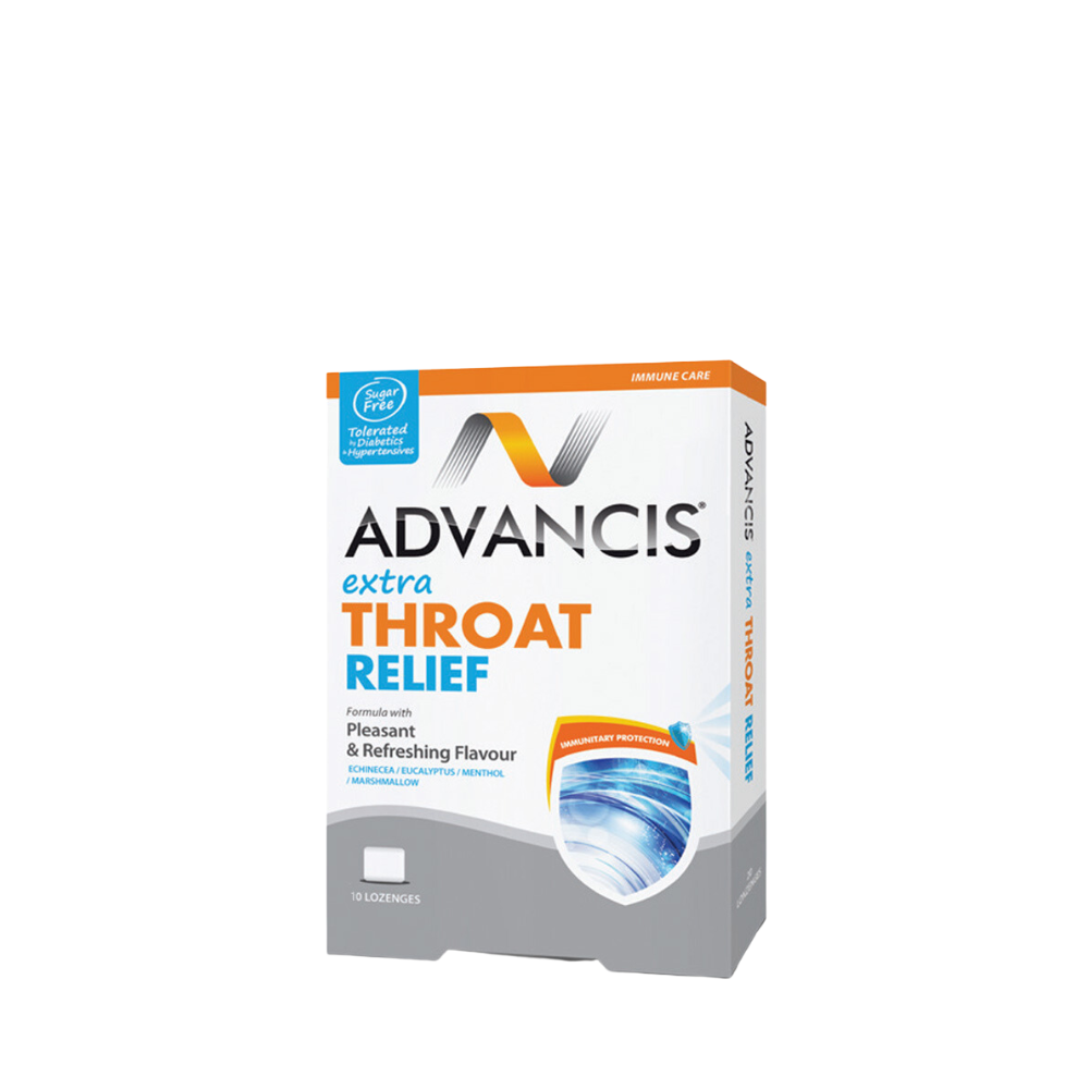 Advancis Extra Throat Relief-10 Tabs
