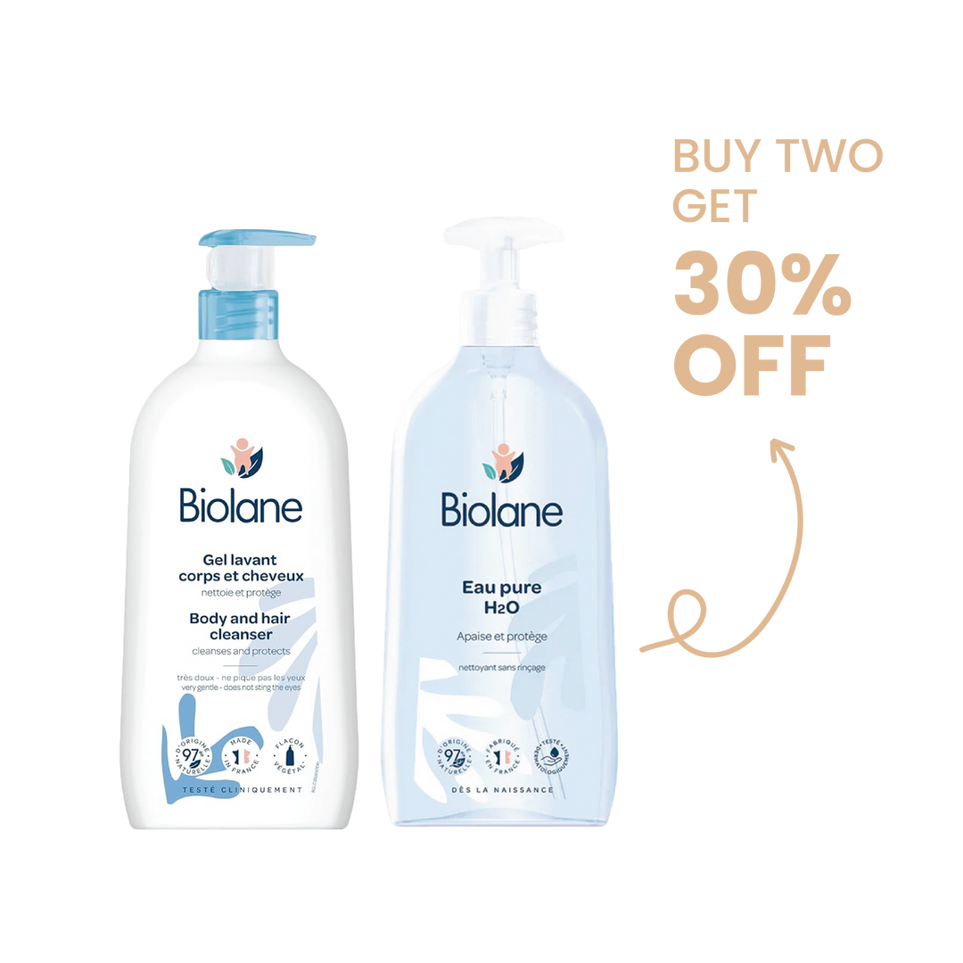 Buy Biolane Shampoo 2 In 1 Gel Corps Et Cheveux 750ml And Biolane H2O Eau Pure 350mL Get 30% OFF