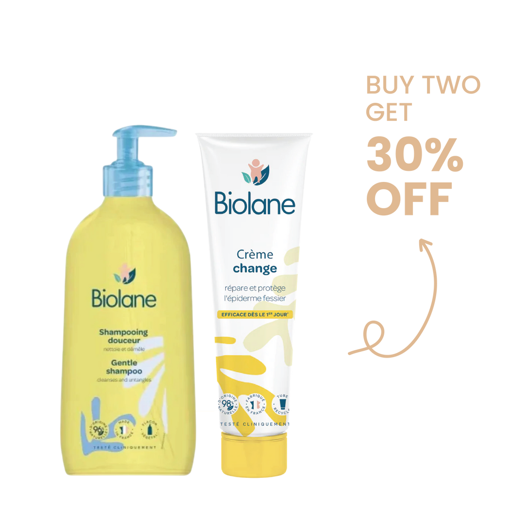 Buy Biolane Shampoing Douceur 350Ml And Biolane Crème Change Get 30% OFF
