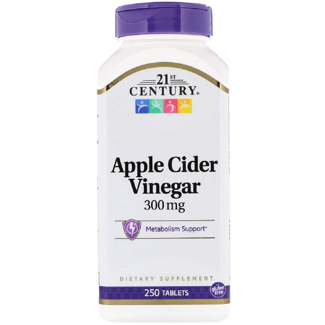 Apple Cider Vinegar 300mg 21st Century 250 Tablets