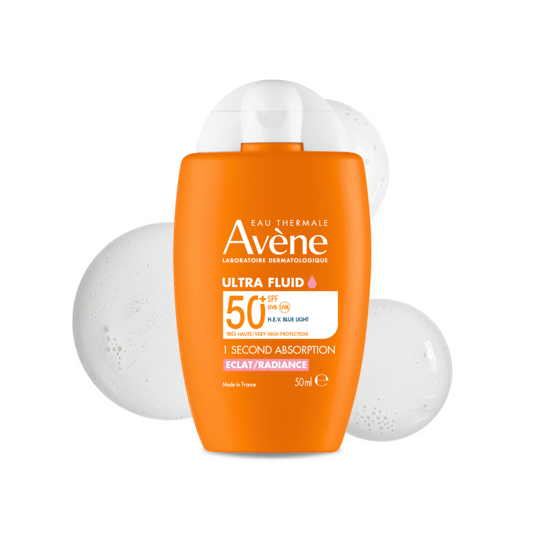 Avène Ultra Fluid Eclat Radiance SPF50+ Ultra Light Hydrating Micropigments Tinted Sunscreen 50mL