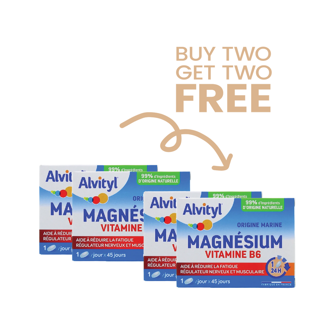 Alvityl Magnesium B6 45 Caps Buy 2 Get 2 FREE
