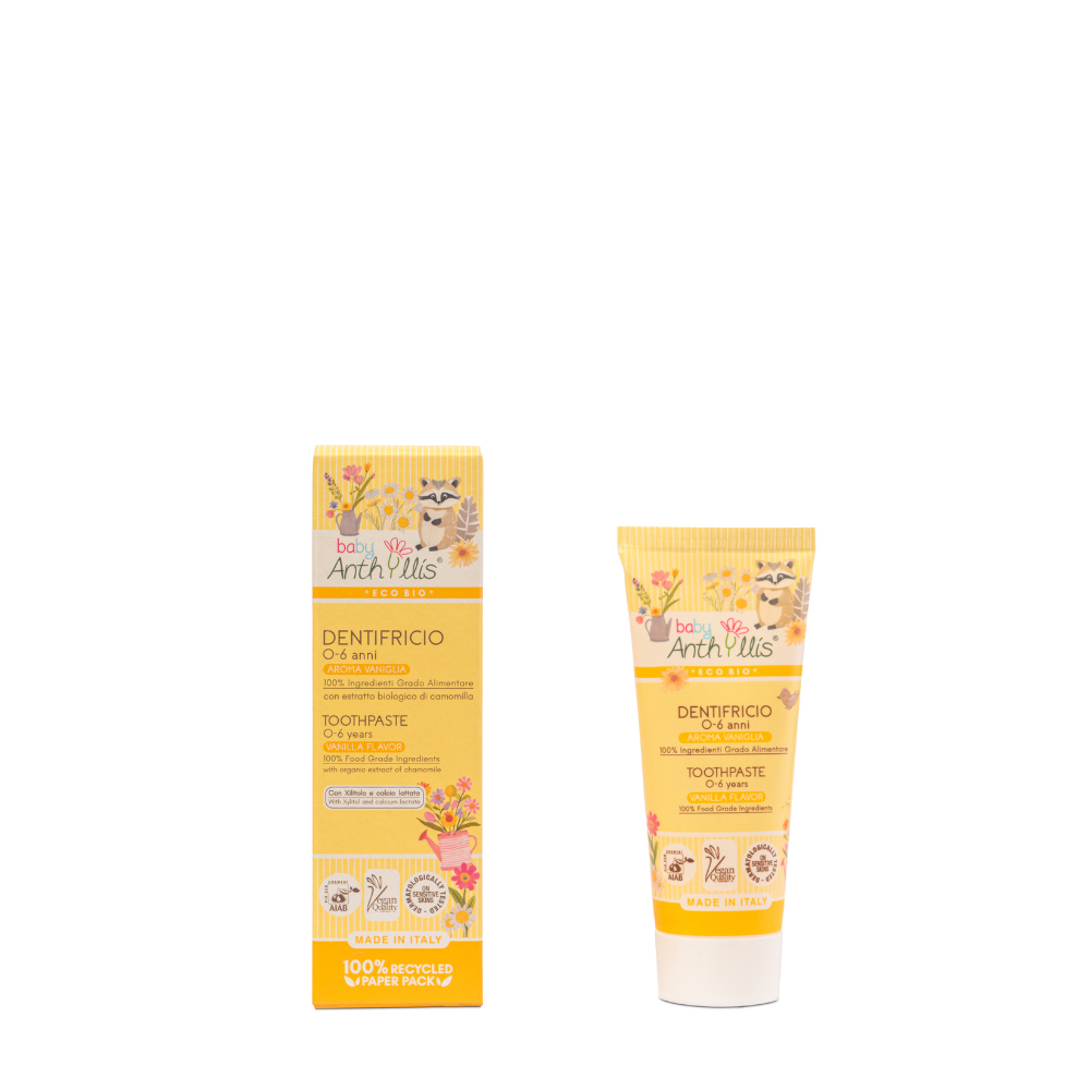 Baby Anthyllis 0-6 Years Vanilla Flavor Toothpaste 75mL