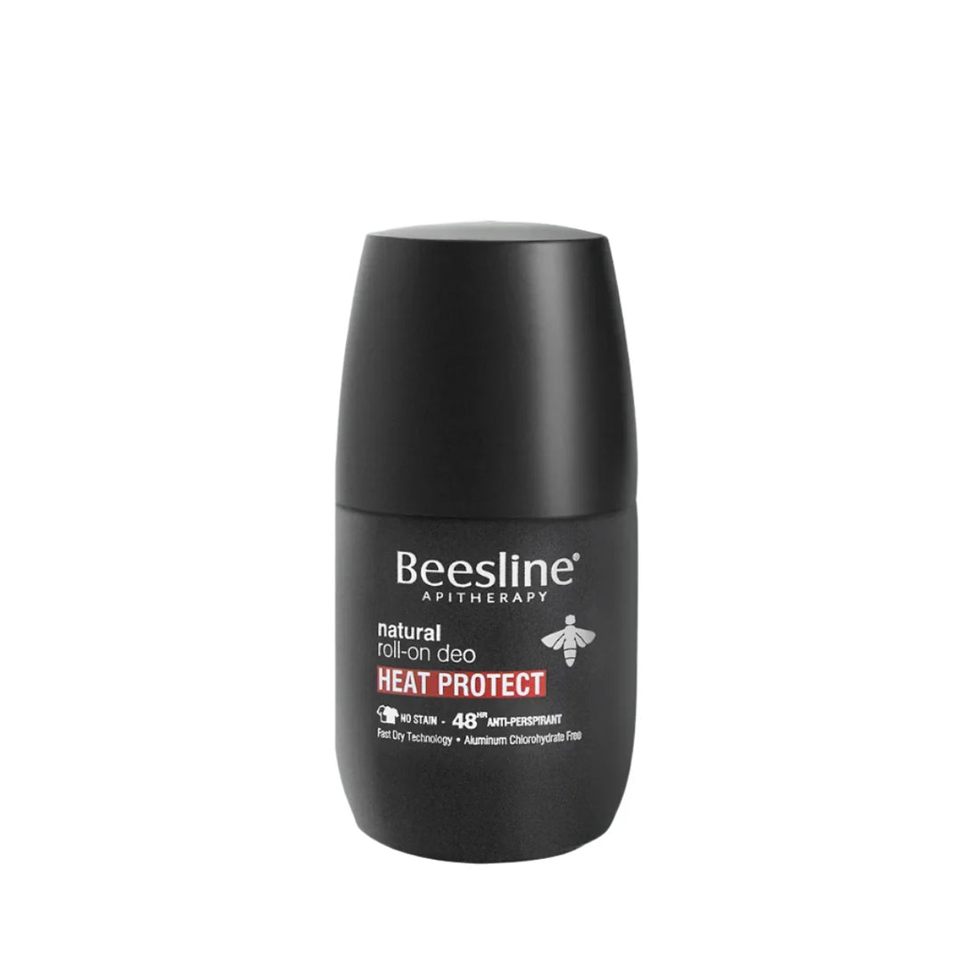 Beesline Men Natural Roll-On Deodorant - Heat Protect 50mL
