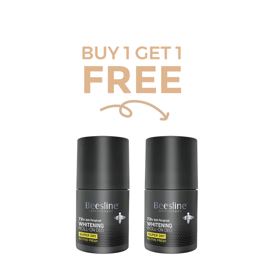 Beesline Men Whitening Roll-On Deodorant - Active Fresh 50mL BUY 1 GET 1 FREE