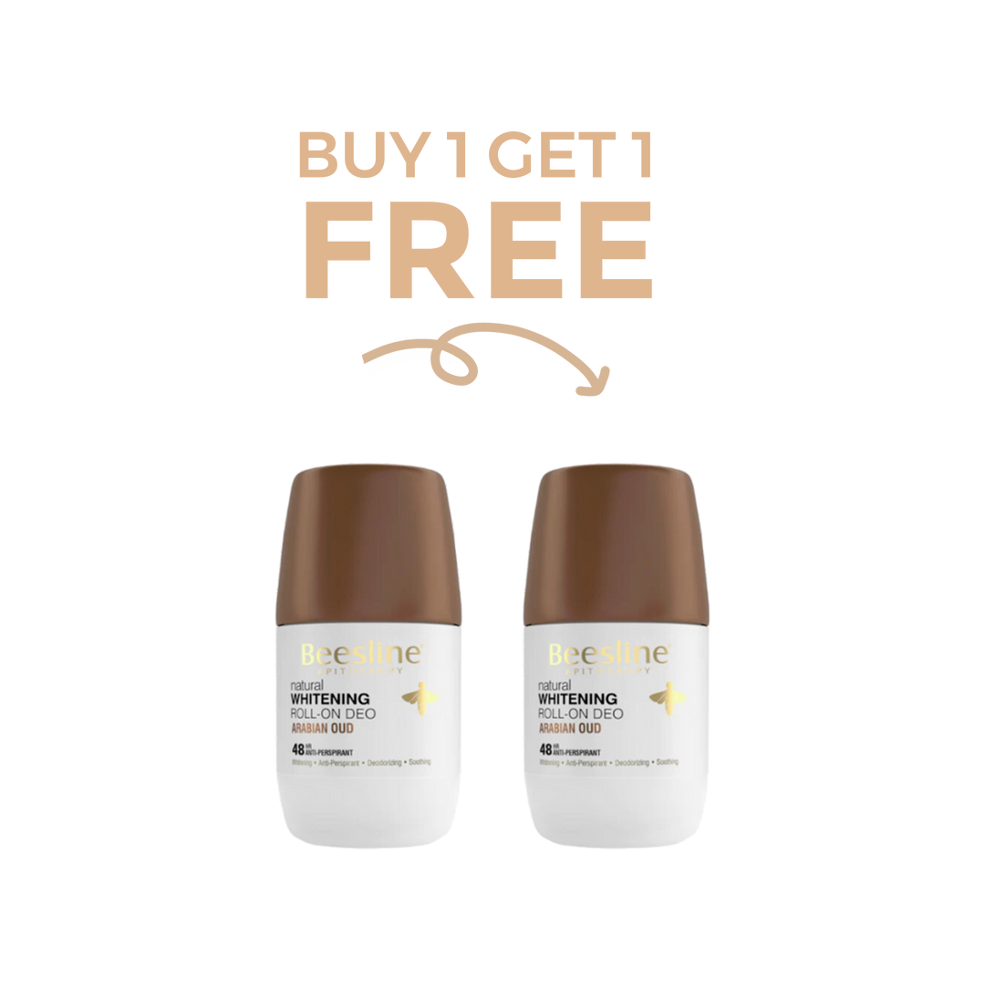 Beesline Whitening Roll-On Deodorant - Arabian Oud 50ml BUY 1 GET 1 FREE