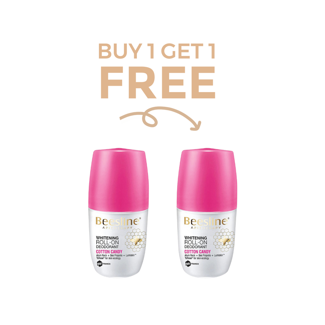 Beesline Whitening Roll-On Deodorant - Cotton Candy 50ml BUY 1 GET 1 FREE