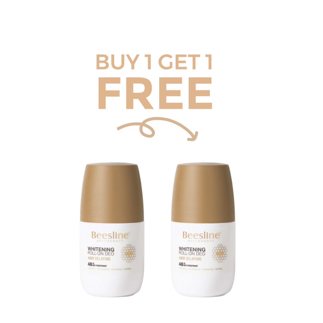 Beesline Whitening Roll-On Deodorant -  Hair Delaying Deodorant 50mL BUY 1 GET 1 FREE