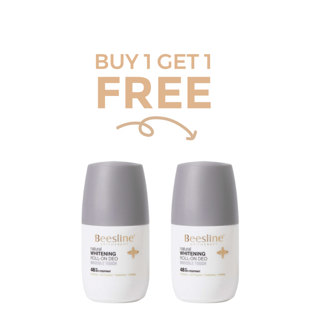 Beesline Whitening Roll-On Deodorant - Invisible 50ml BUY 1 GET 1 FREE