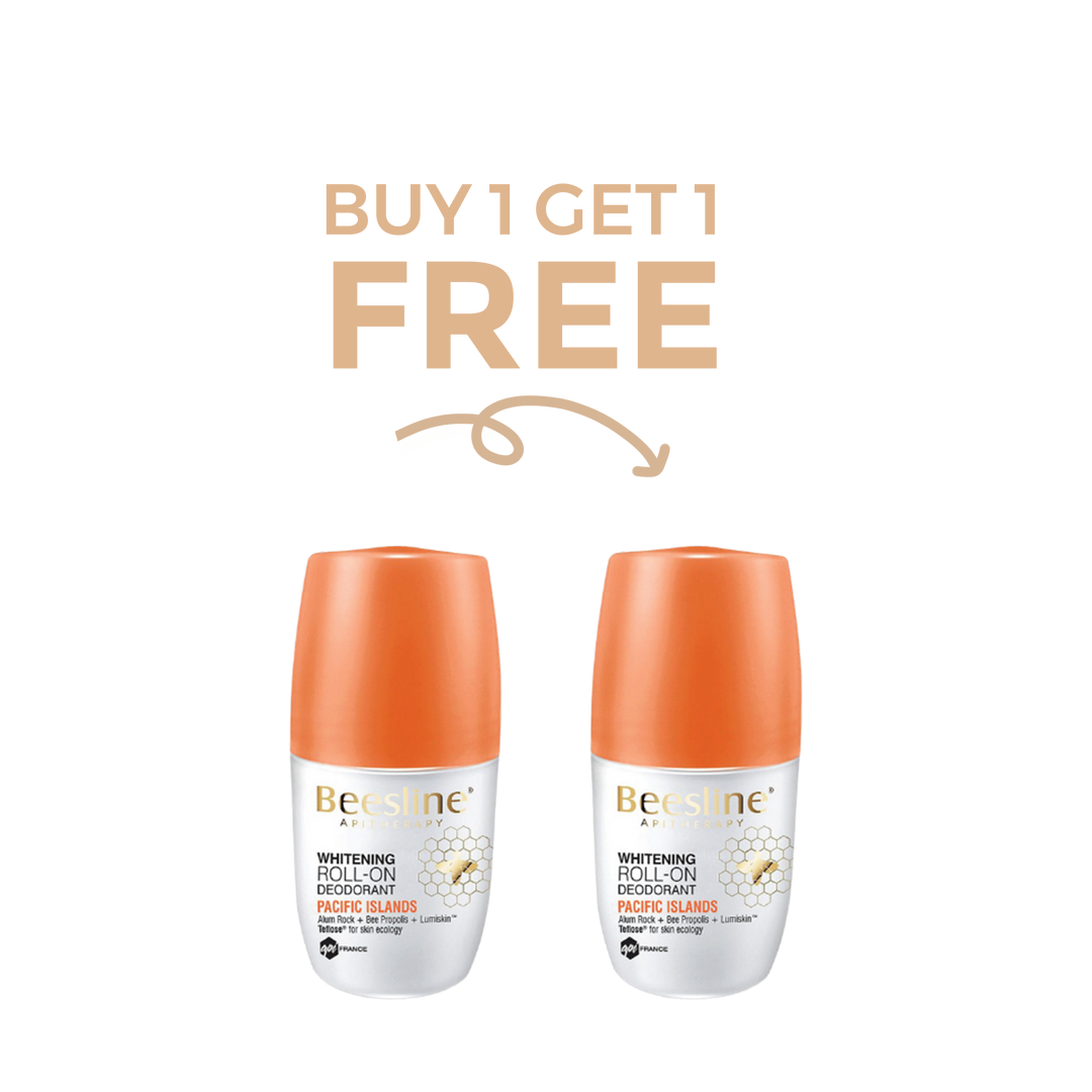 Beesline Whitening Roll-On Deodorant - Pacific Island 50ml BUY 1 GET 1 FREE