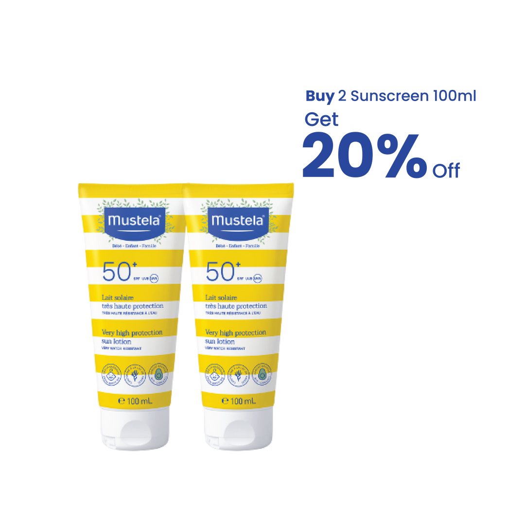 Mustela Very High Protection Sun Lotion SPF50+ 100mL Buy 2 Get 20% OFF