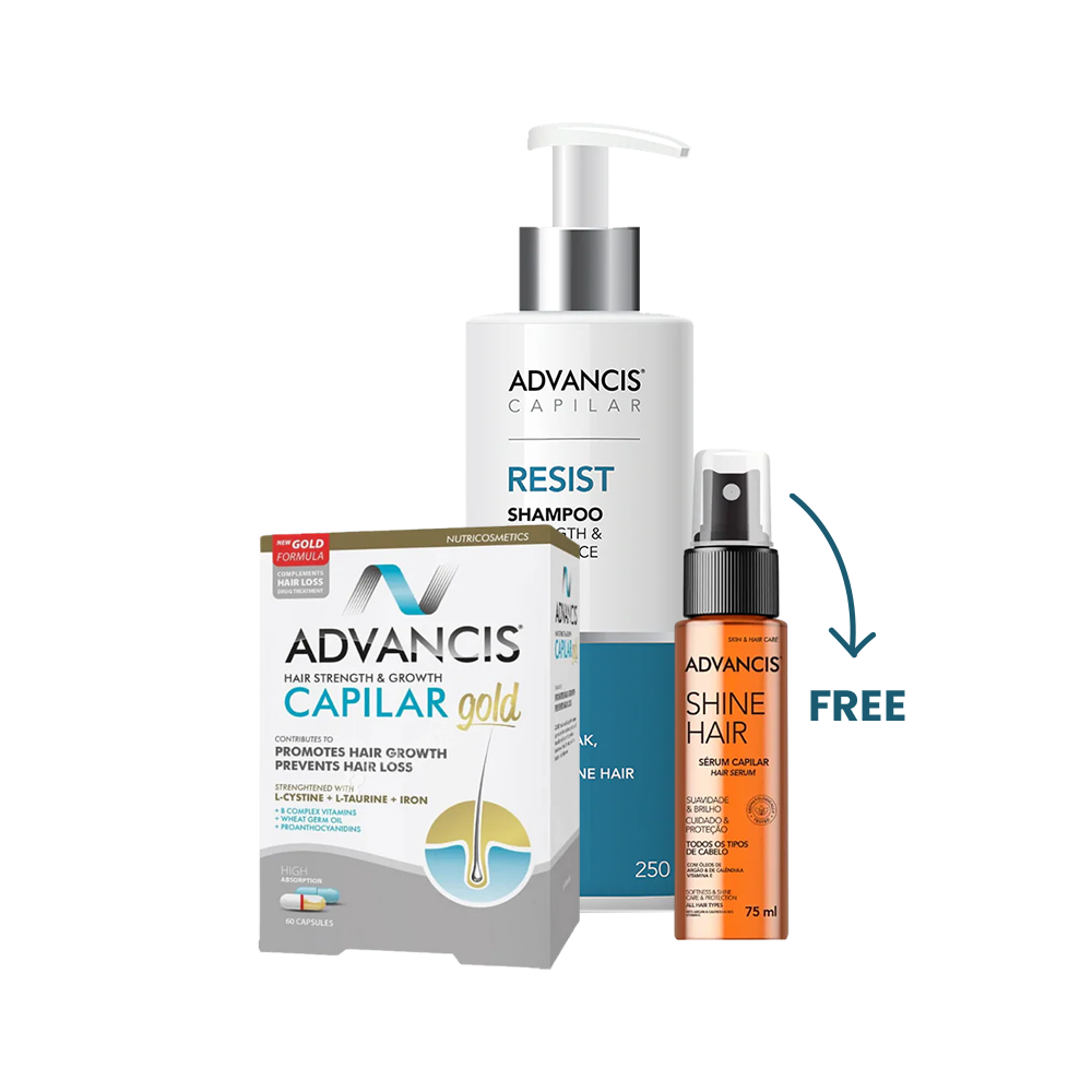 Advancis Capilar Gold Hairloss Routine Bundle
