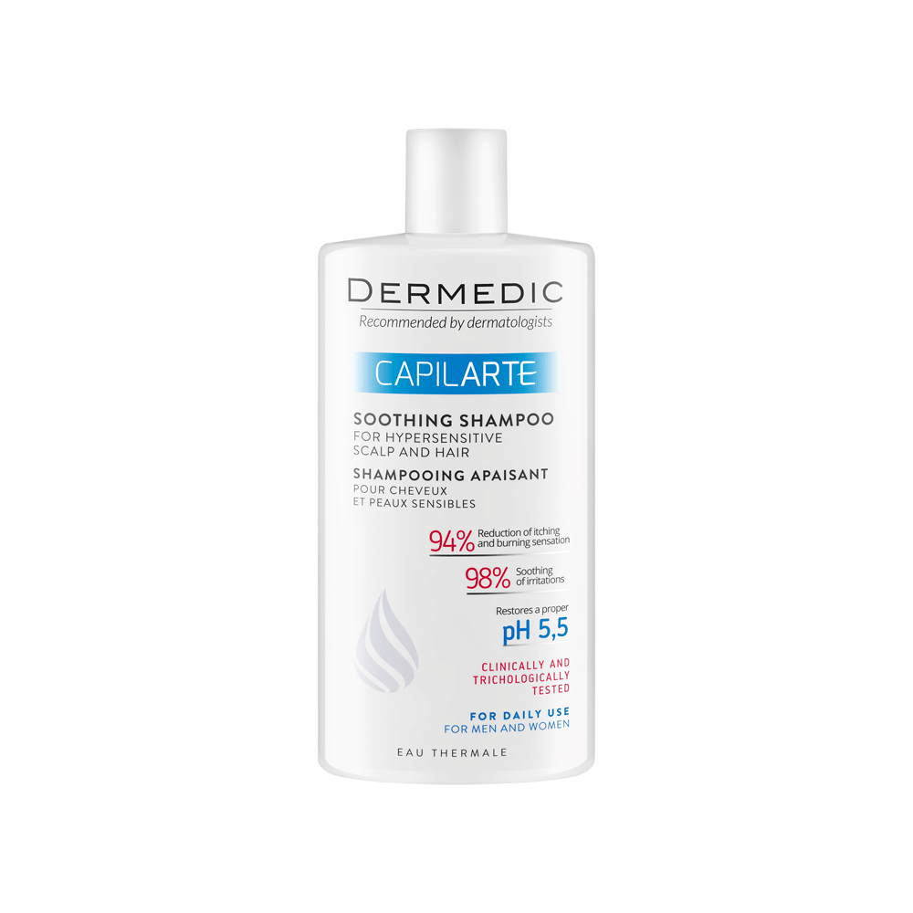 Dermedic Capilarte Soothing Shampoo For Hypersensitive Scalp And Hair 300Ml