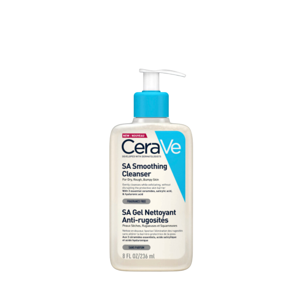 Cerave SA Smoothing Cleanser For Dry Rough Bumpy Skin With Salicylic Acid 236Ml