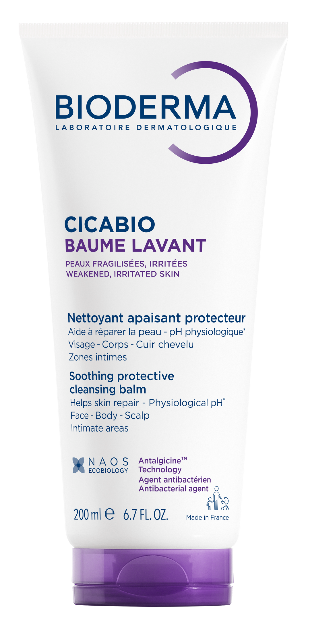 Bioderma Cicabio Baume Lavant 200mL