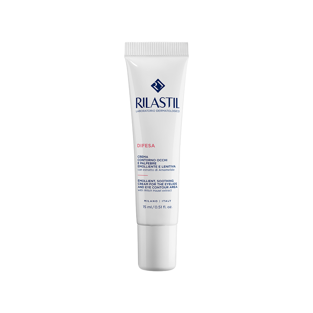 Rilastil Difesa Emollient And Soothing Cream For The Eye And Eyelid Contour Area 15 Ml