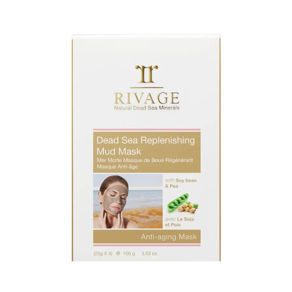 Rivage Dead Sea Replenishing Facial Mud Mask - Pack of 4 Sachets (25 g X 4)