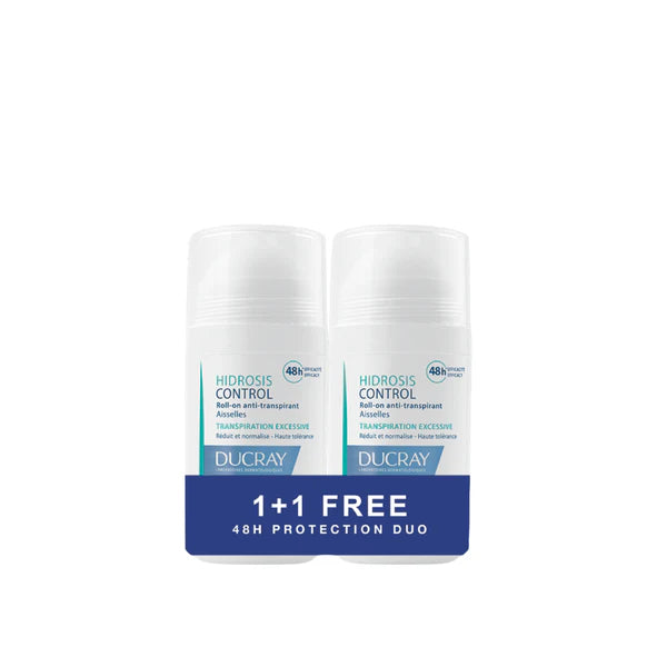 Ducray Hidrosis Control Antiperspirant Roll On BUY 1 GET 1 FREE