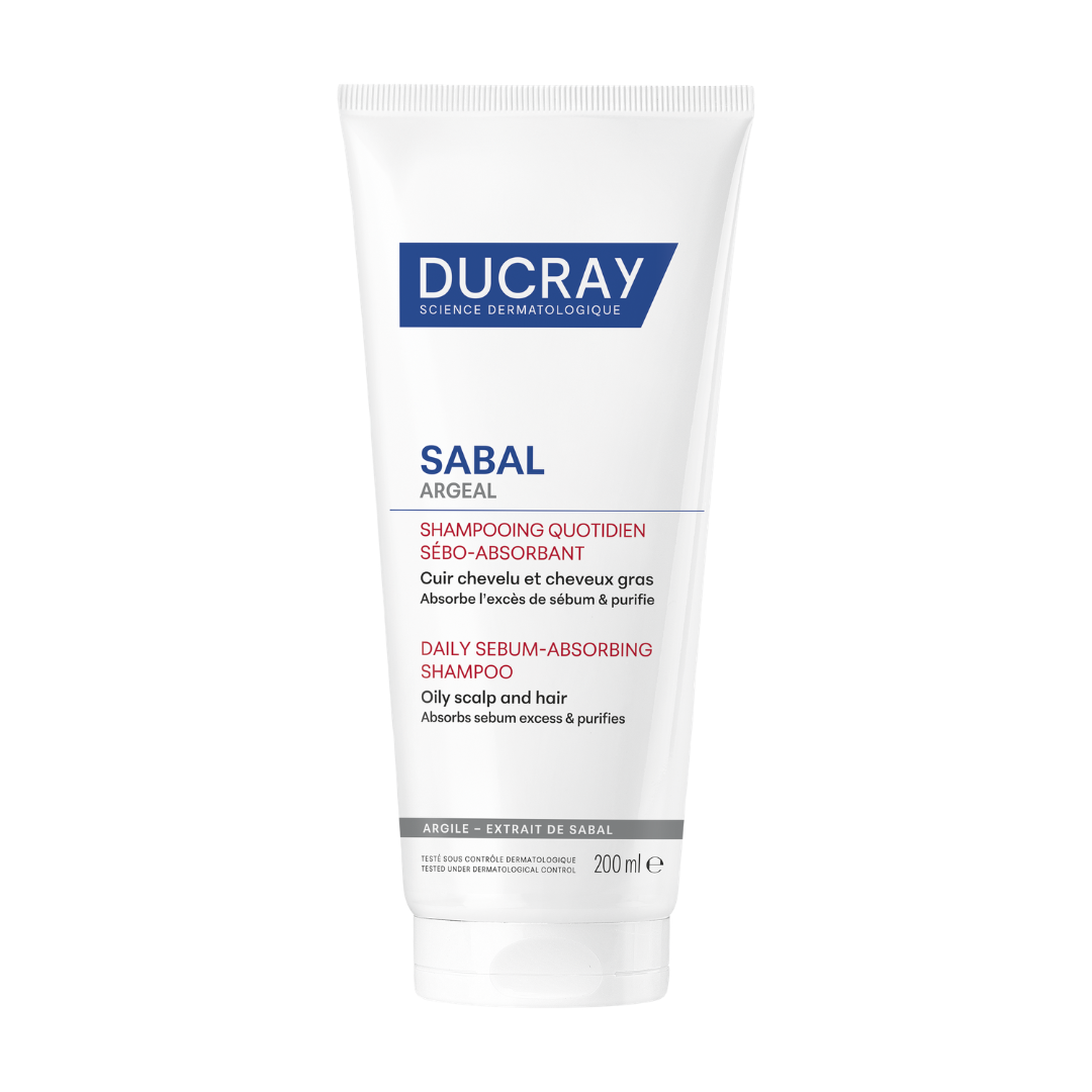 Ducray Sabal Argeal Daily Sebum-Absorbing Shampoo For Oily Hair 200mL