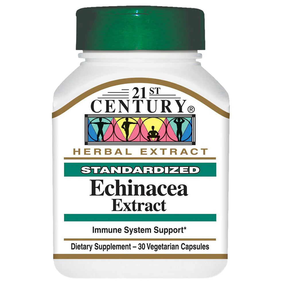 Echinacea Extract 250Mg 21st Century 30 Capsules