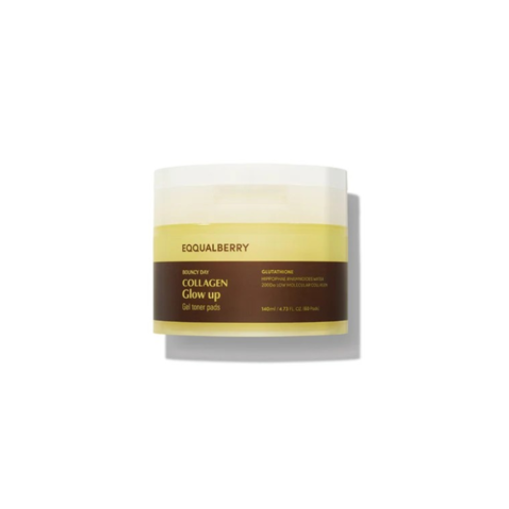 Eqqualberry Collagen Glow Up Gel Toner Pads