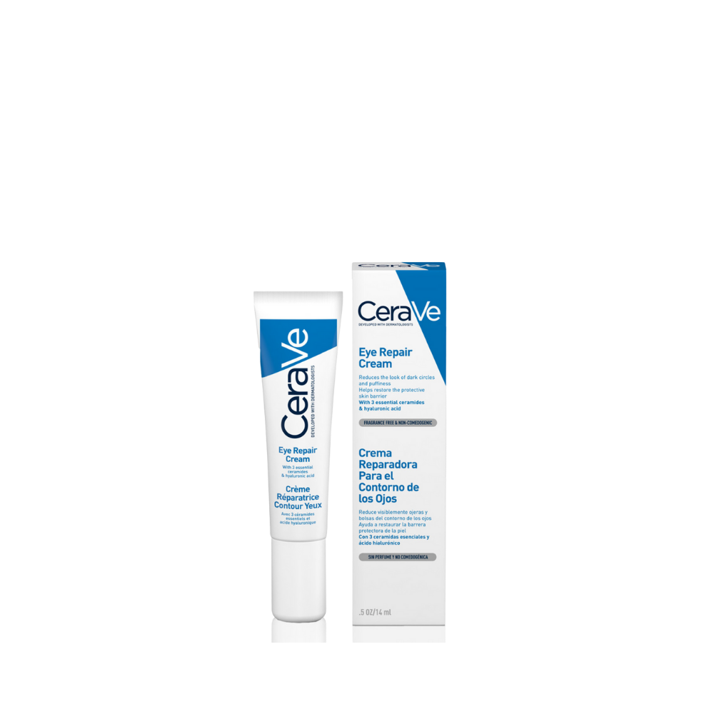 Cerave Eye Repair Cream For Dark Circles And Puffiness With Hyaluronic Acid And Ceramides 14 Ml