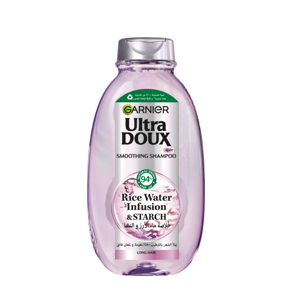 Garnier Ultra Doux Rice Water Infusion & Starch Shampoo 600Ml