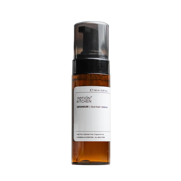 Potion Kitchen Geranium Face Foam Cleanser  150Ml