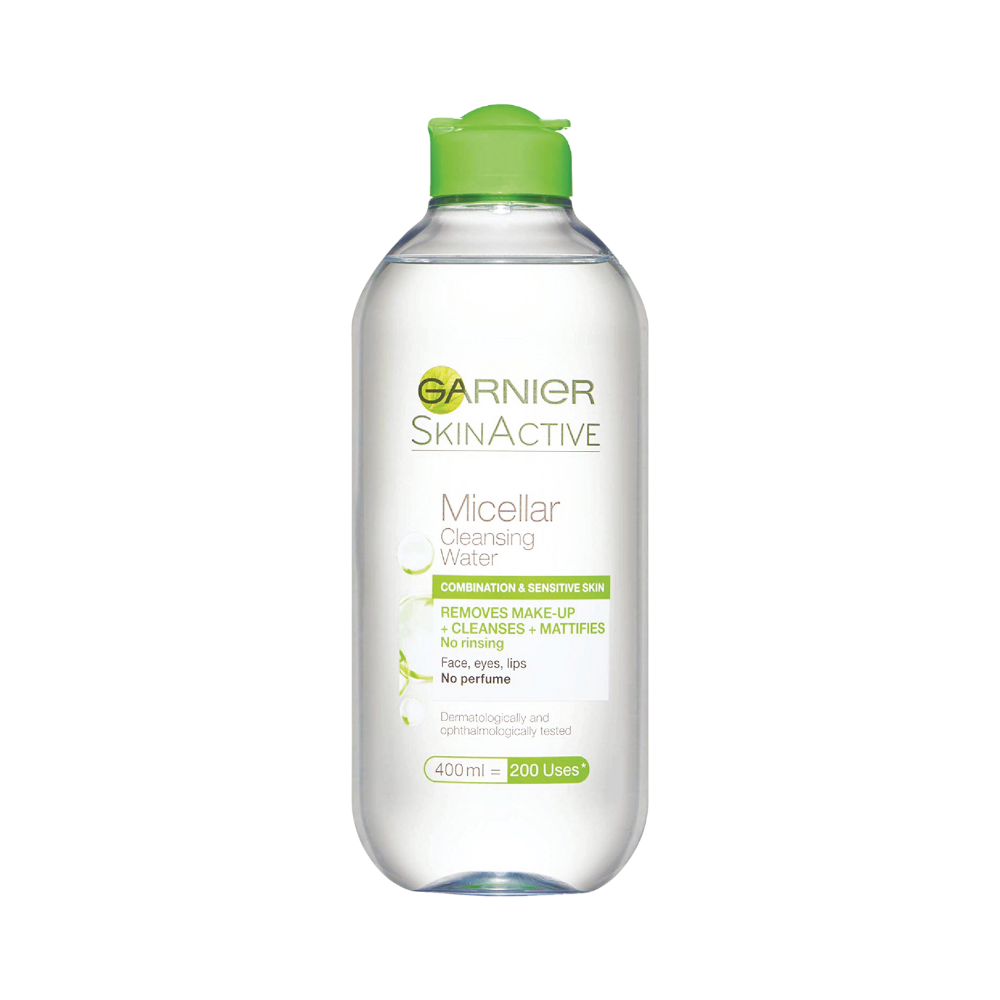 Garnier Micellar Mattifying Cleanser Water Combination To Oily Skin Green 400Ml