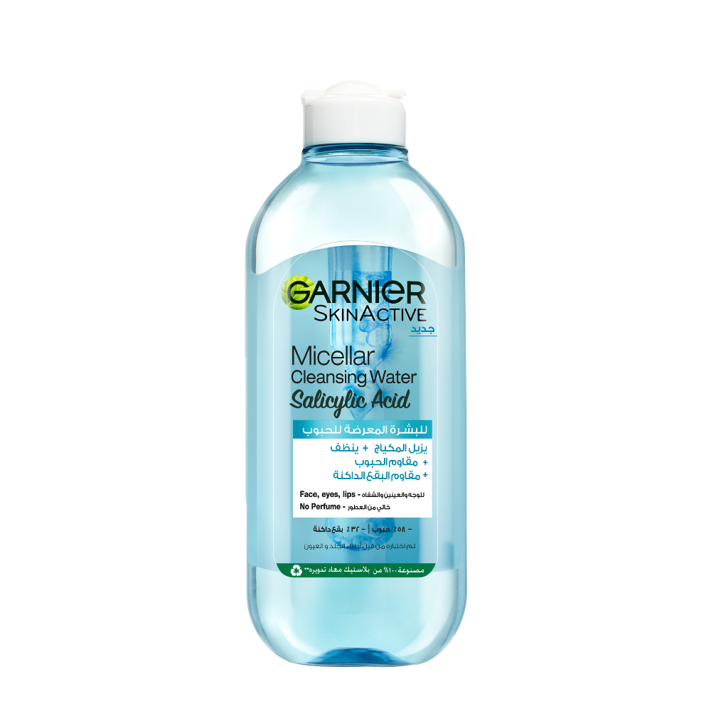 Garnier Salicylic Acid Micellar Water for Oily and Acne-Prone Skin 400mL