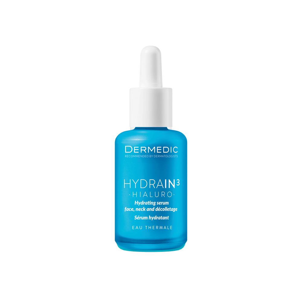 Dermedic Hydrain3 Hydrating Serum For Face, Neck & Decolletage 30Ml