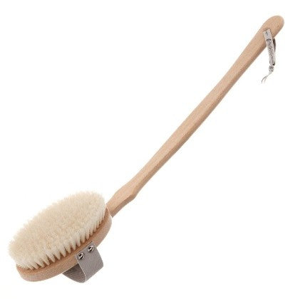 Hydrea London Professional Wet & Dry Body Brush with Long Detachable Handle