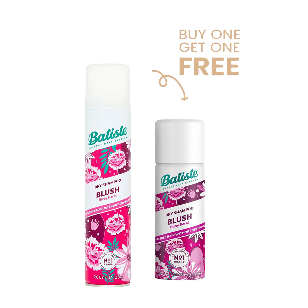 Batiste Dry Shampoo Blush 200ml + FREE Batiste Blush 50mL