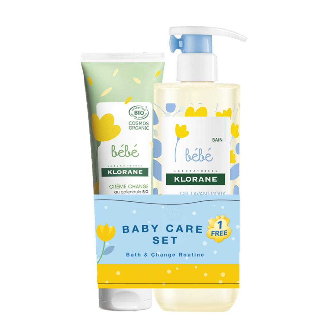 Klorane Bébé Buy 1 Crème Change Get Cleansing Gel Hair & Body 500mL FREE
