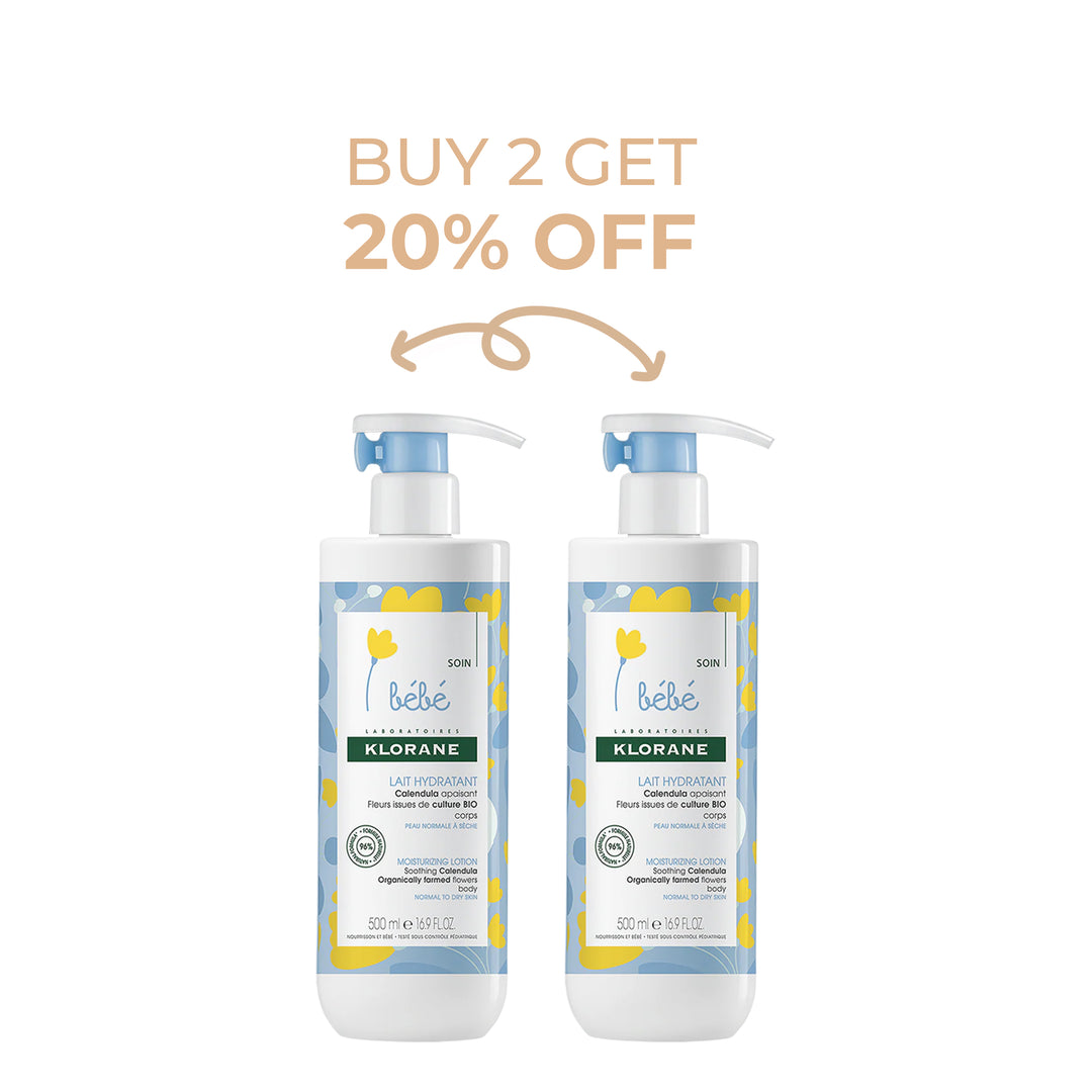 Klorane Bebe Moisturizing Lotion 500ml: Buy 2 Get 20% OFF