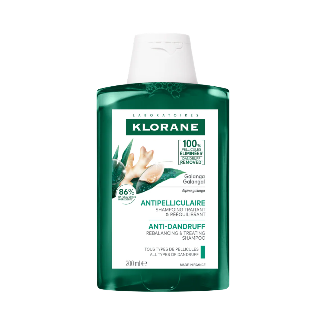 Klorane Galangal Anti-dandruff Treatment and Rebalancing Shampoo 200ml