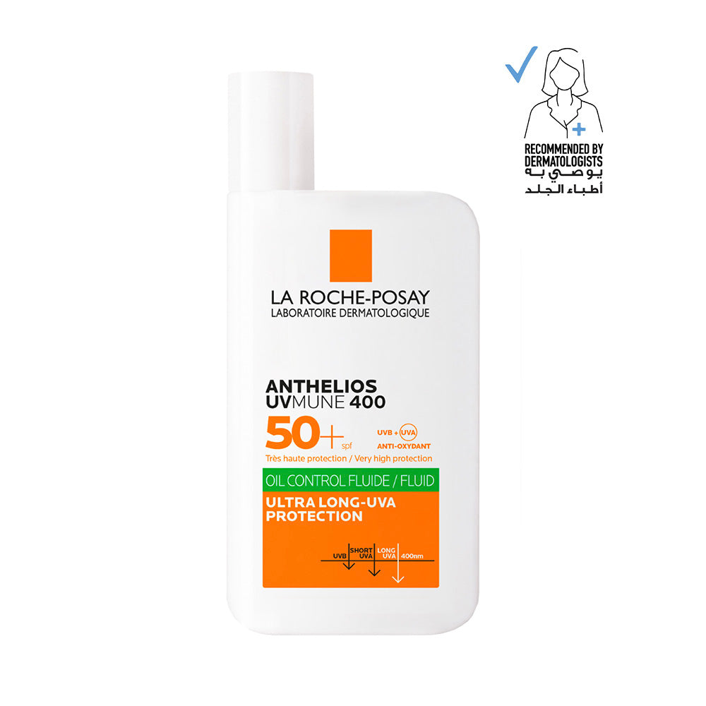La Roche-Posay Anthelios UVMune 400 Oil Control Invisible Fluid Sunscreen SPF 50+ 50mL