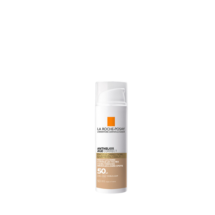 La Roche Posay Anthelios Age Correct SPF50 Tinted Anti Ageing Invisible Sunscreen with Niacinamide 50ml